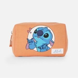 Disney Stitch | Orange Fabric Makeup Bag | NWT